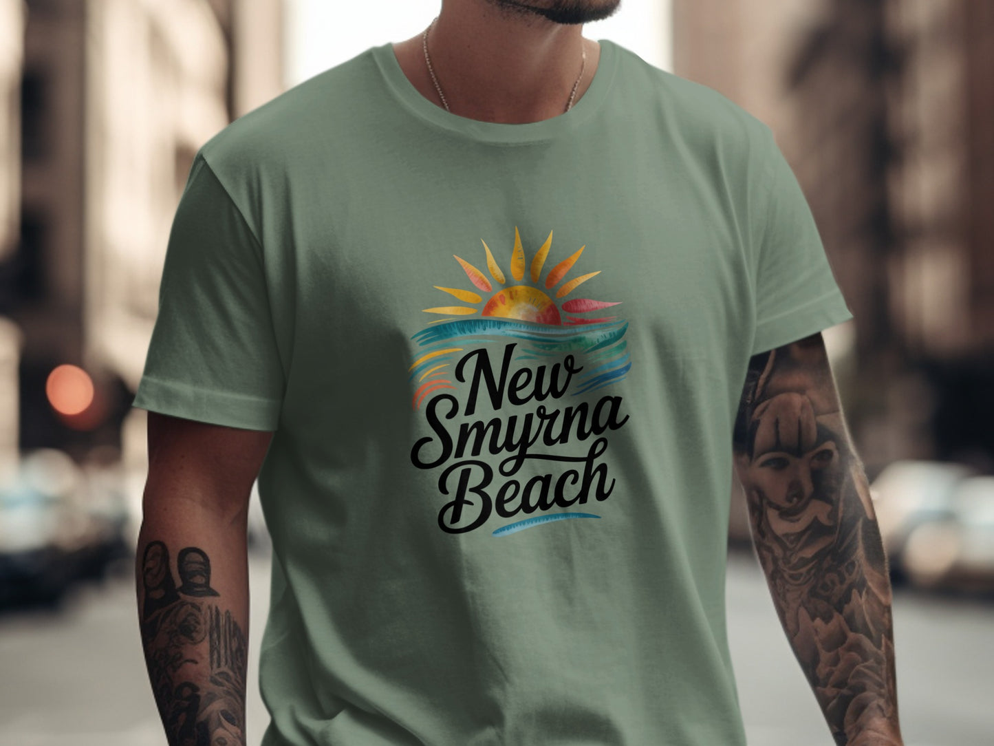 New Smyrna Beach Graphic Print T-shirt product type