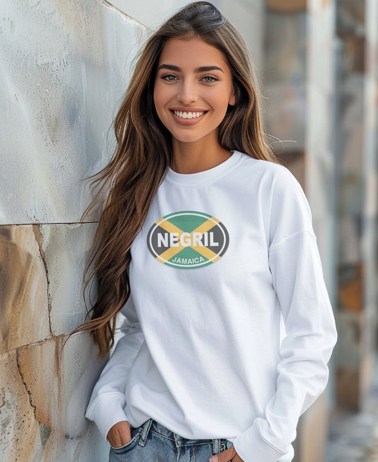 Negril Jamaica Long Sleeve Graphic Top product