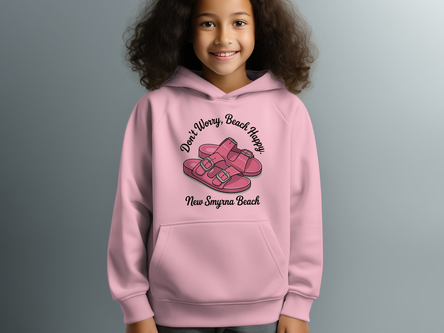 Don't Worry Beach Happy New Smyrna Beach hoodie product type