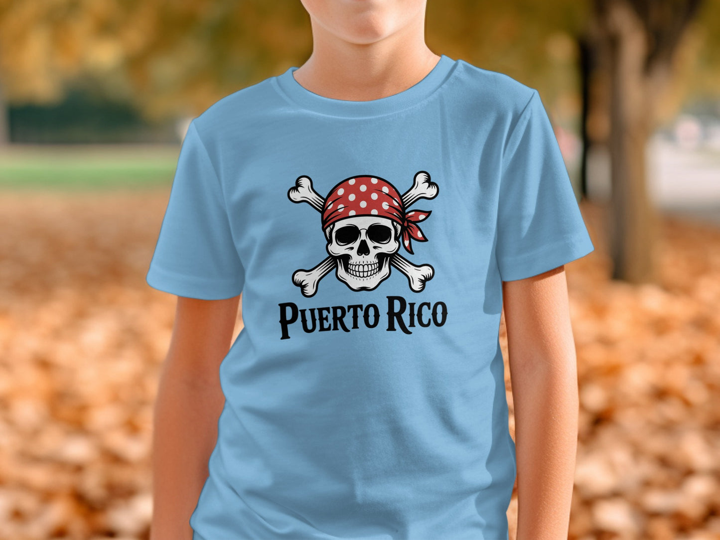 Puerto Rico Skull and Crossbones T-shirt product