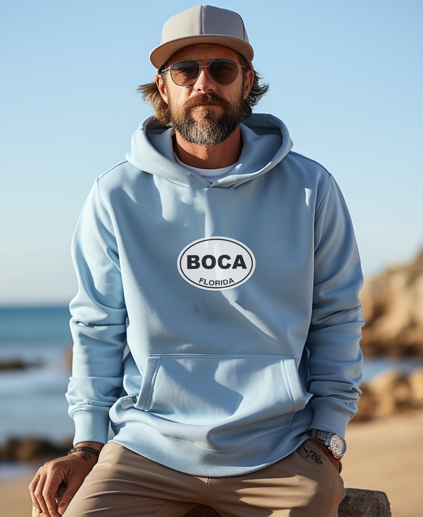 Boca Florida graphic hoodie product