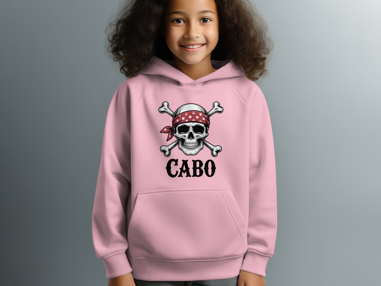 Cabo Skull and Crossbones Graphic Hoodie product