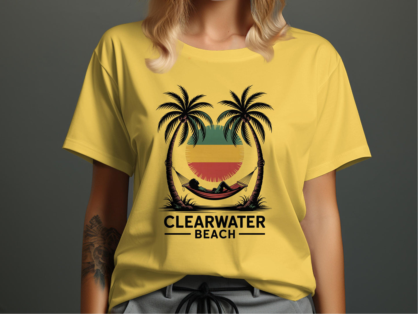 Clearwater Beach Hammock Sunset T-Shirt product type