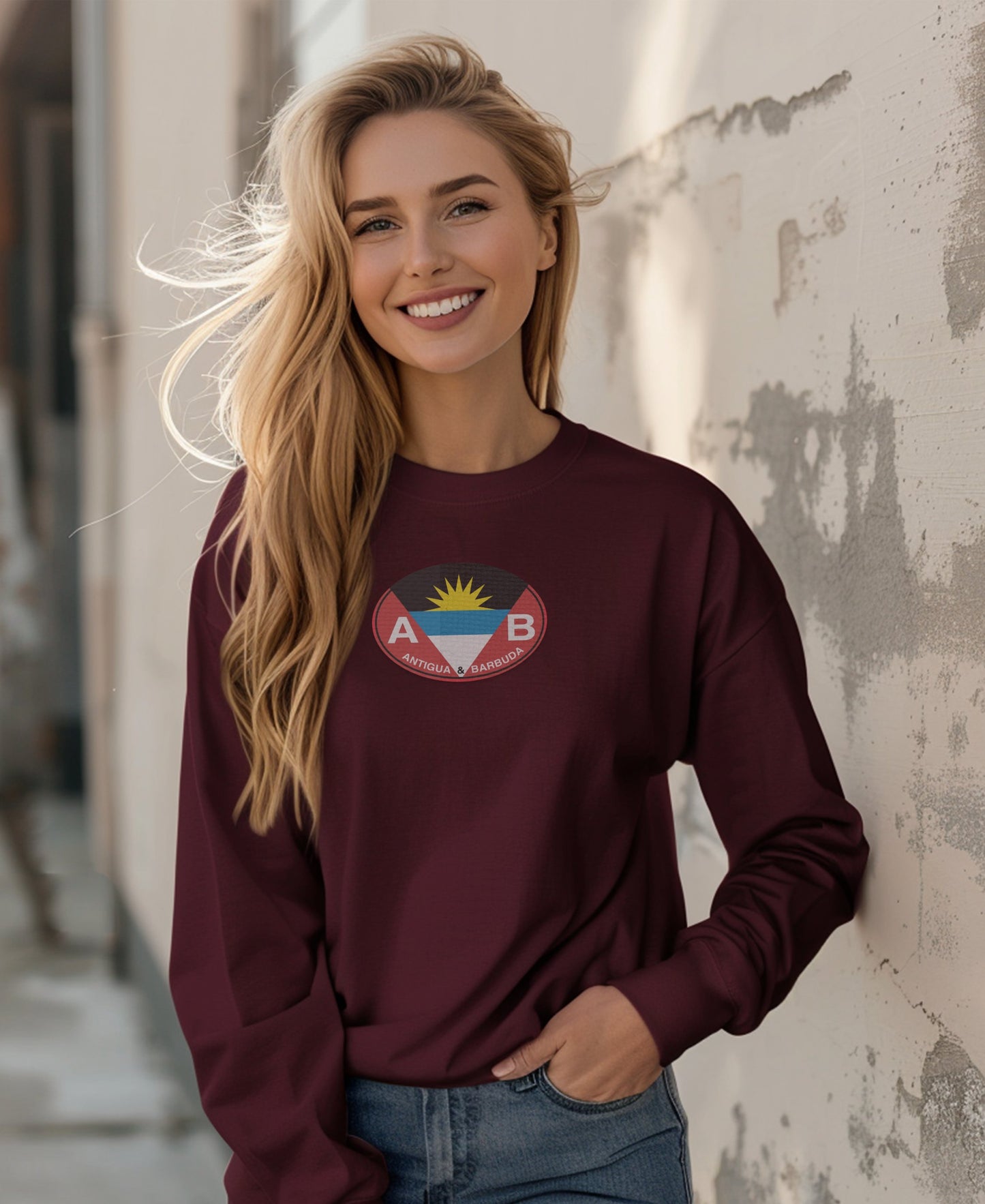 Stylish Antigua and Barbuda Logo Sweatshirt product