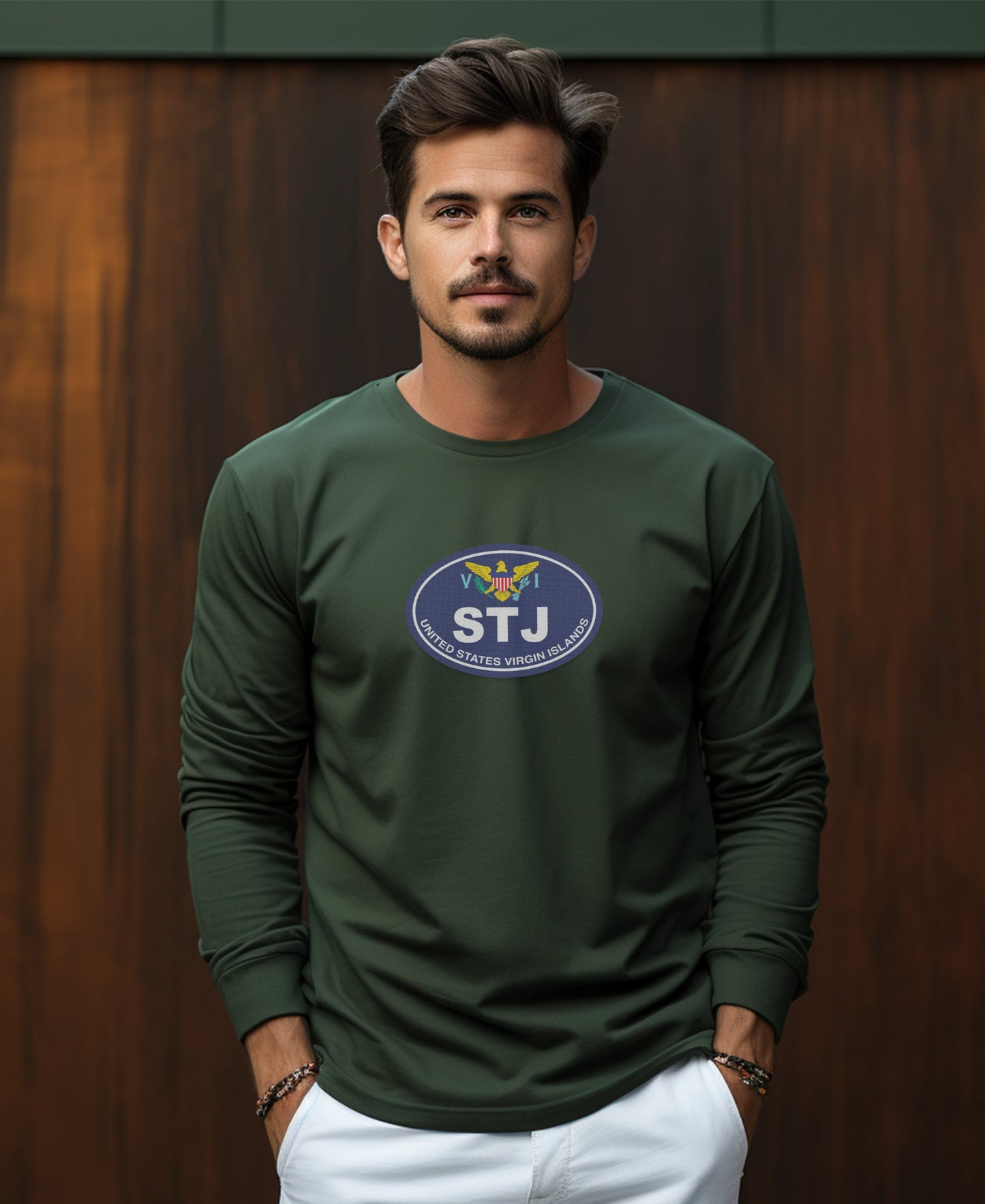 St John Virgin Islands National Park and Beach Serenity Mens Long Sleeve T Shirt