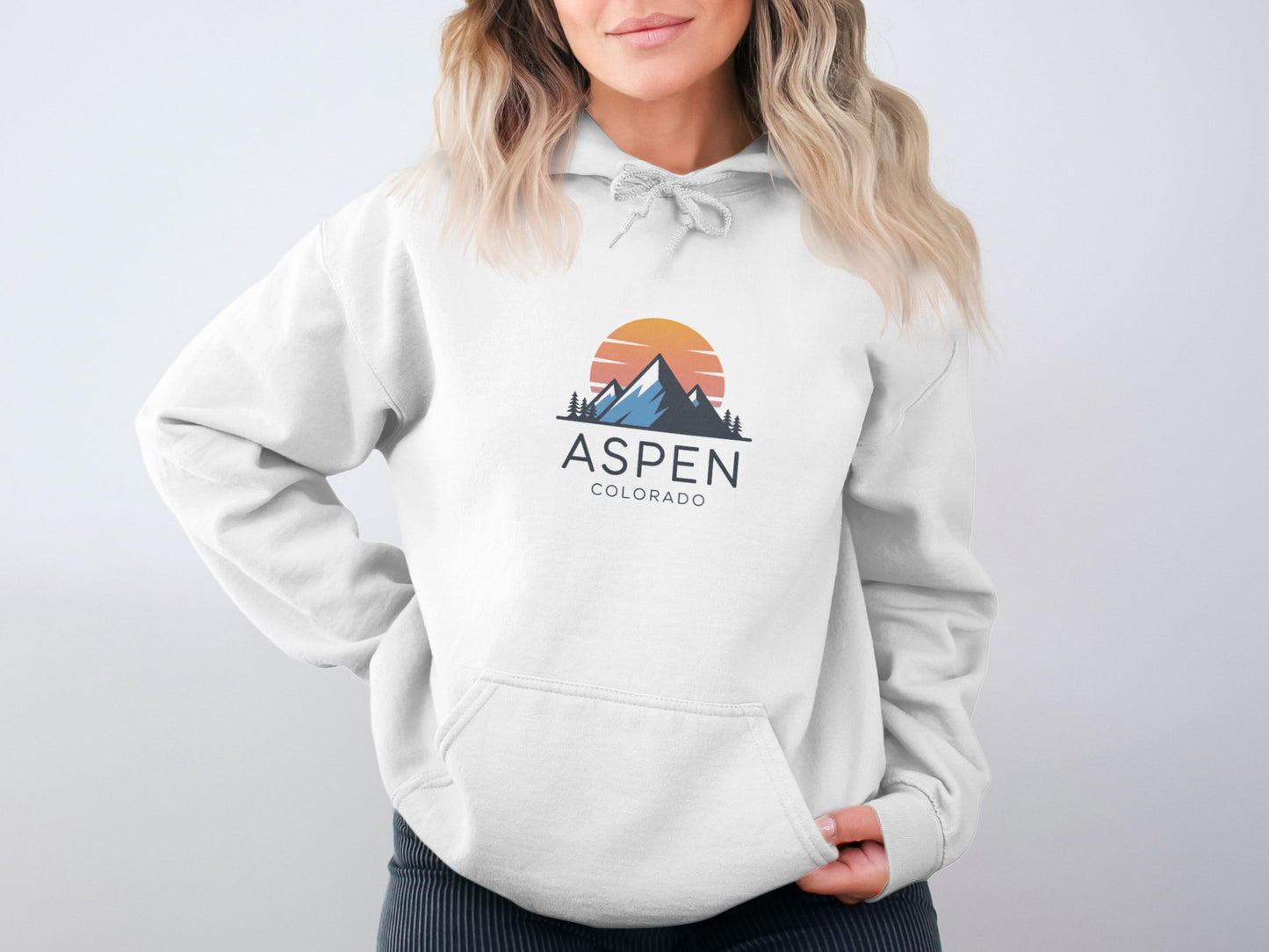 Aspen Colorado Graphic Design Hoodie product type