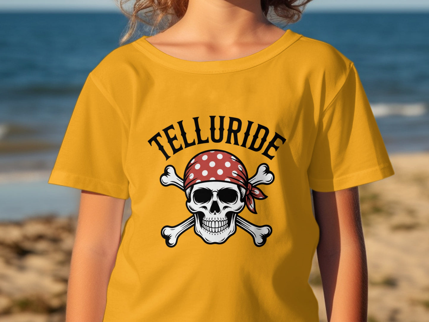 Telluride Skull and Crossbones Pirate Shirt product type