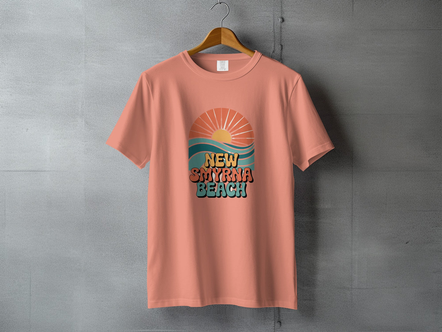 New Smyrna Beach Scenic Sunset Graphic Tee product type