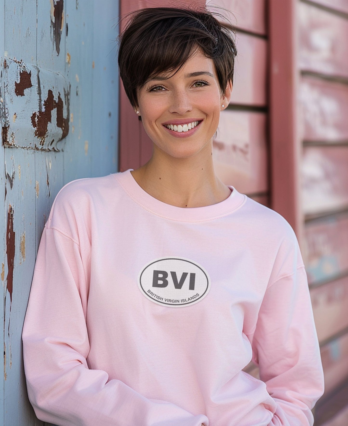 British Virgin Islands BVI graphic sweatshirt product type