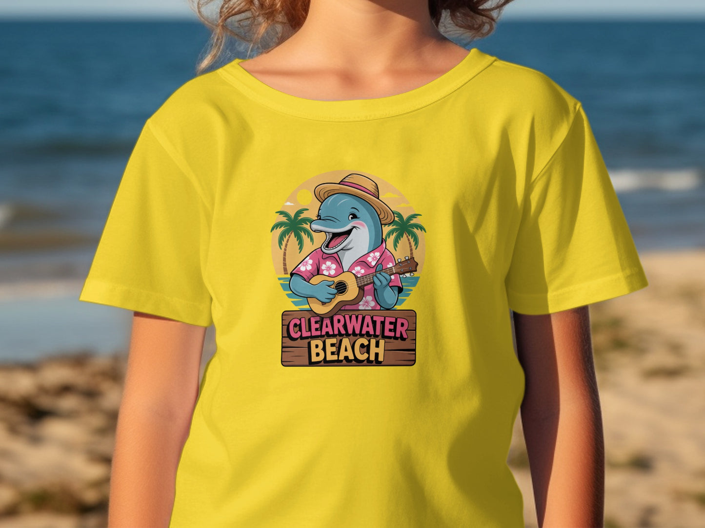 Clearwater Beach Dolphin Fun Graphic T-Shirt product