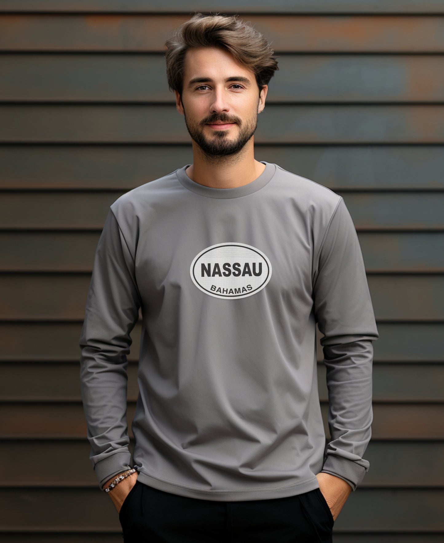 Nassau Bahamas Junkanoo Carnival and Paradise Island Mens Long Sleeve T Shirt
