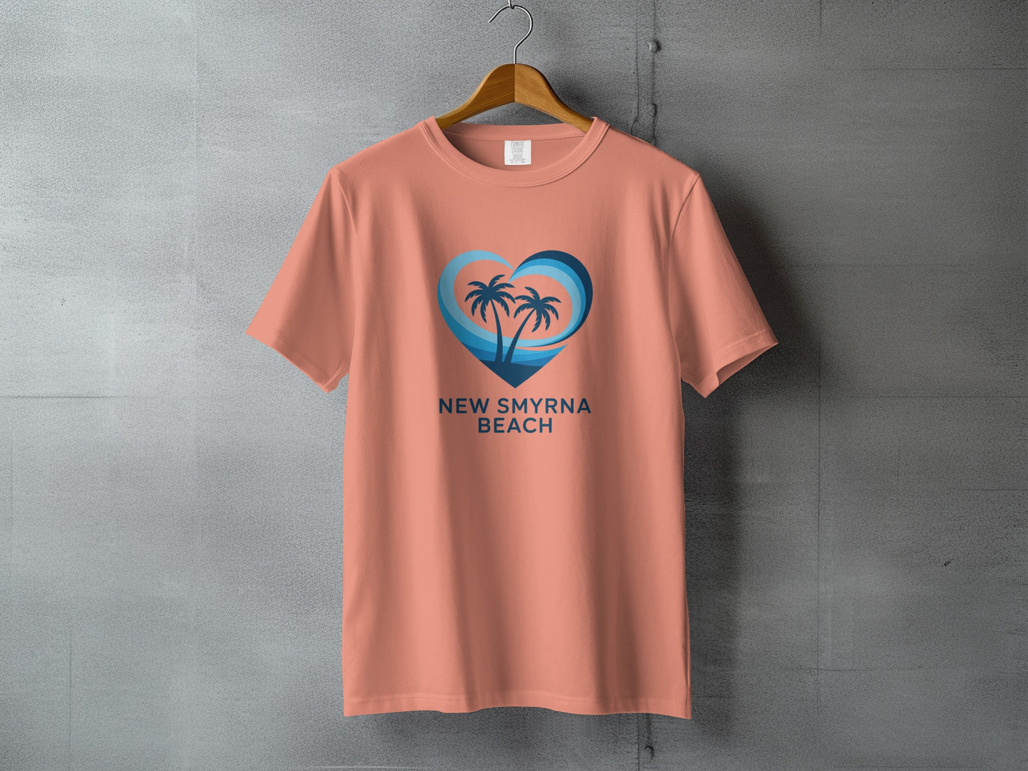New Smyrna Beach Graphic Heart Logo T-Shirt product