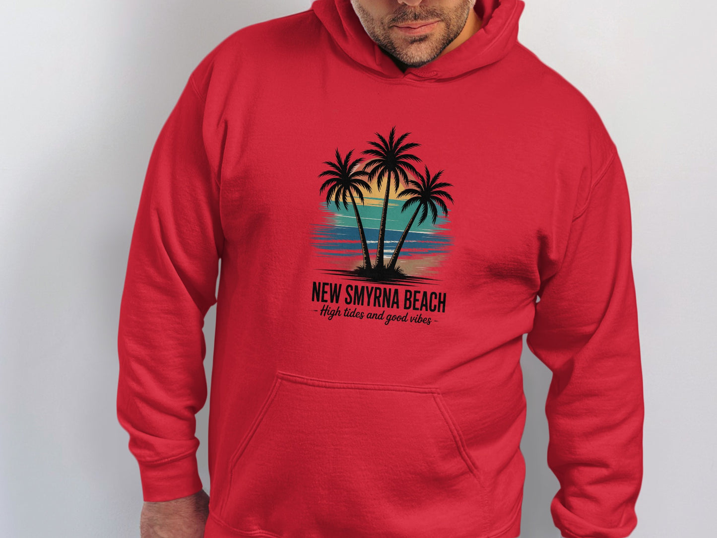 New Smyrna Beach High Tides Good Vibes Hoodie product