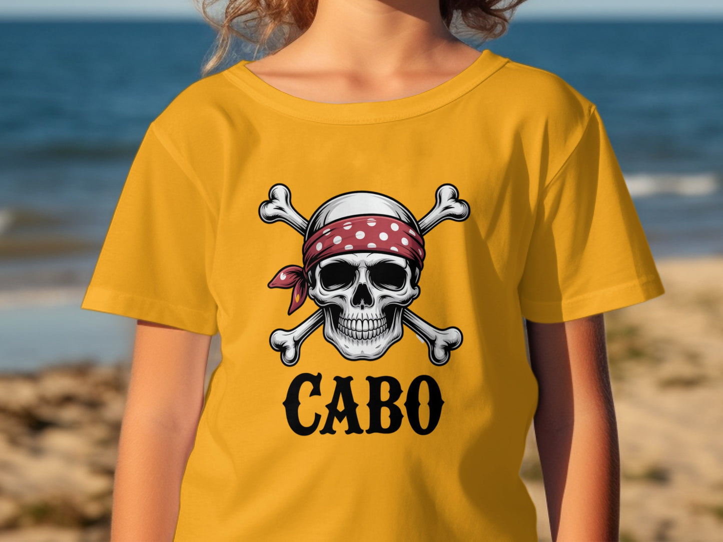 Cabo Pirate Skull Graphic Kids T-Shirt product