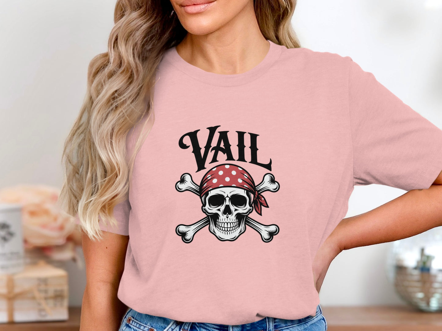 Vail Skull and Crossbones Graphic Tee product type