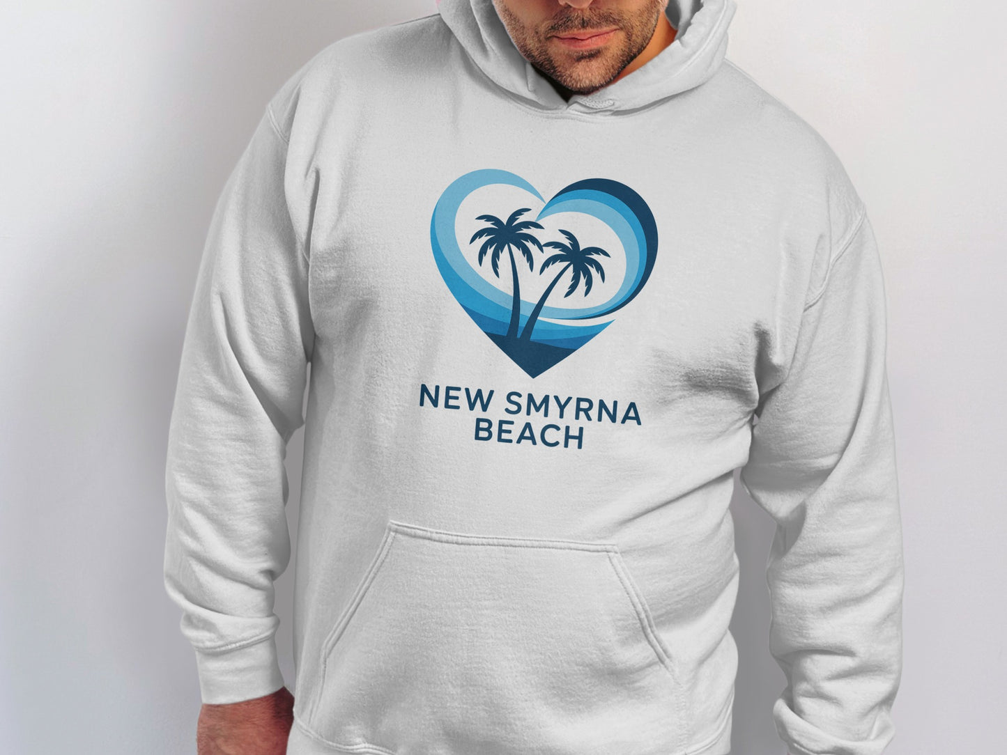 New Smyrna Beach Heart Design Hoodie product