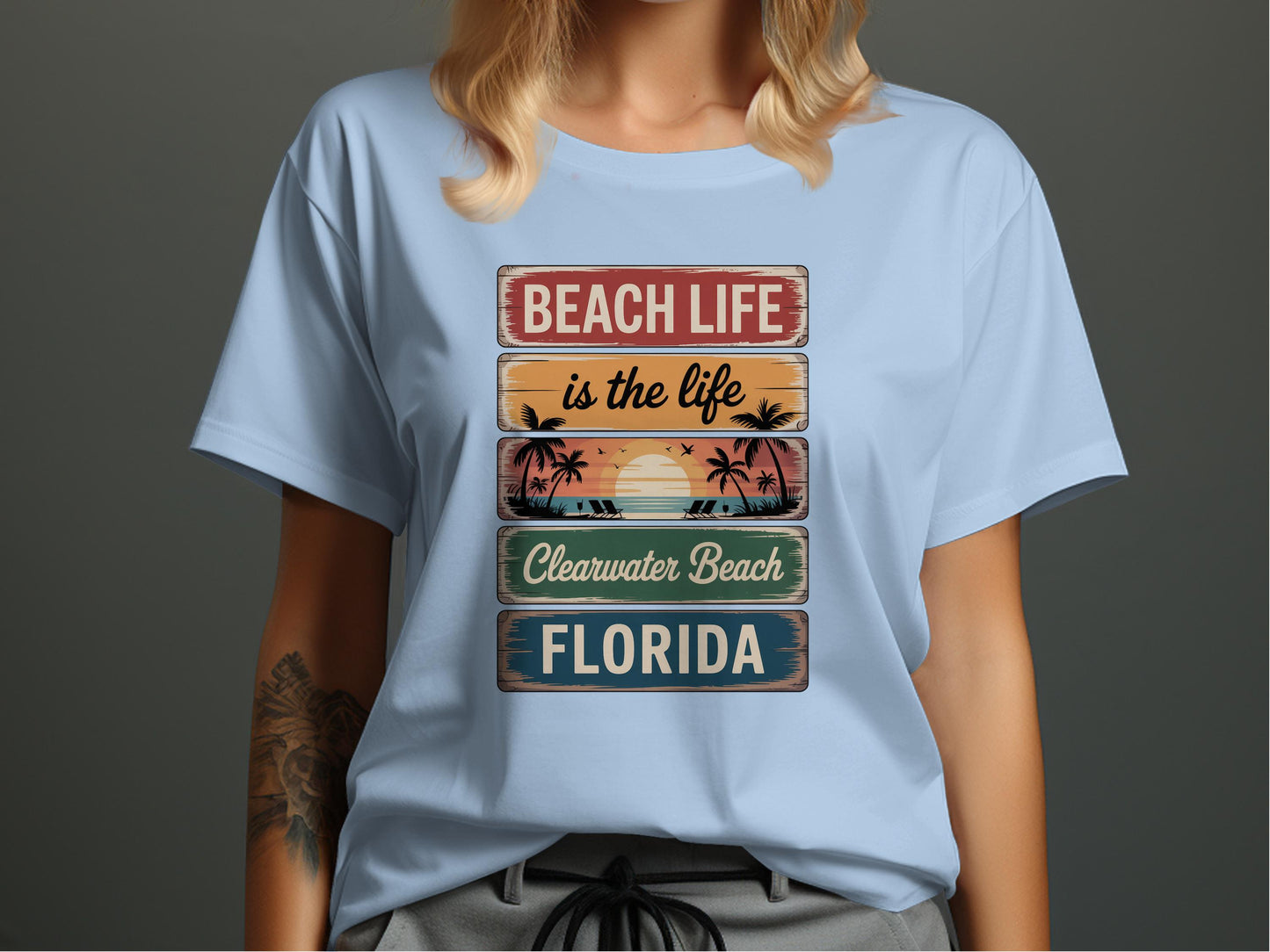 Beach Life Clearwater Beach Florida T-shirt product