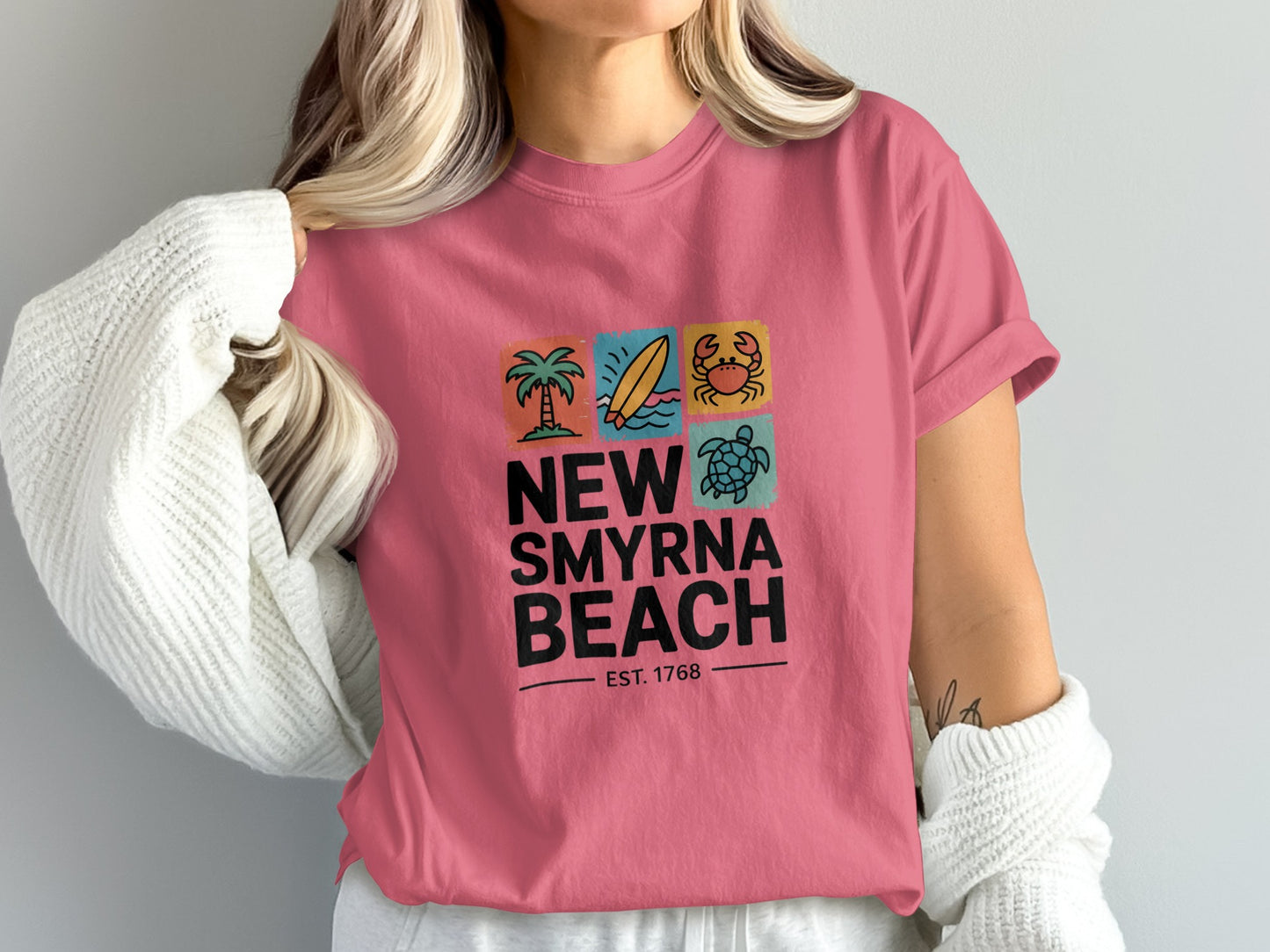 New Smyrna Beach EST 1768 Graphic Tee product