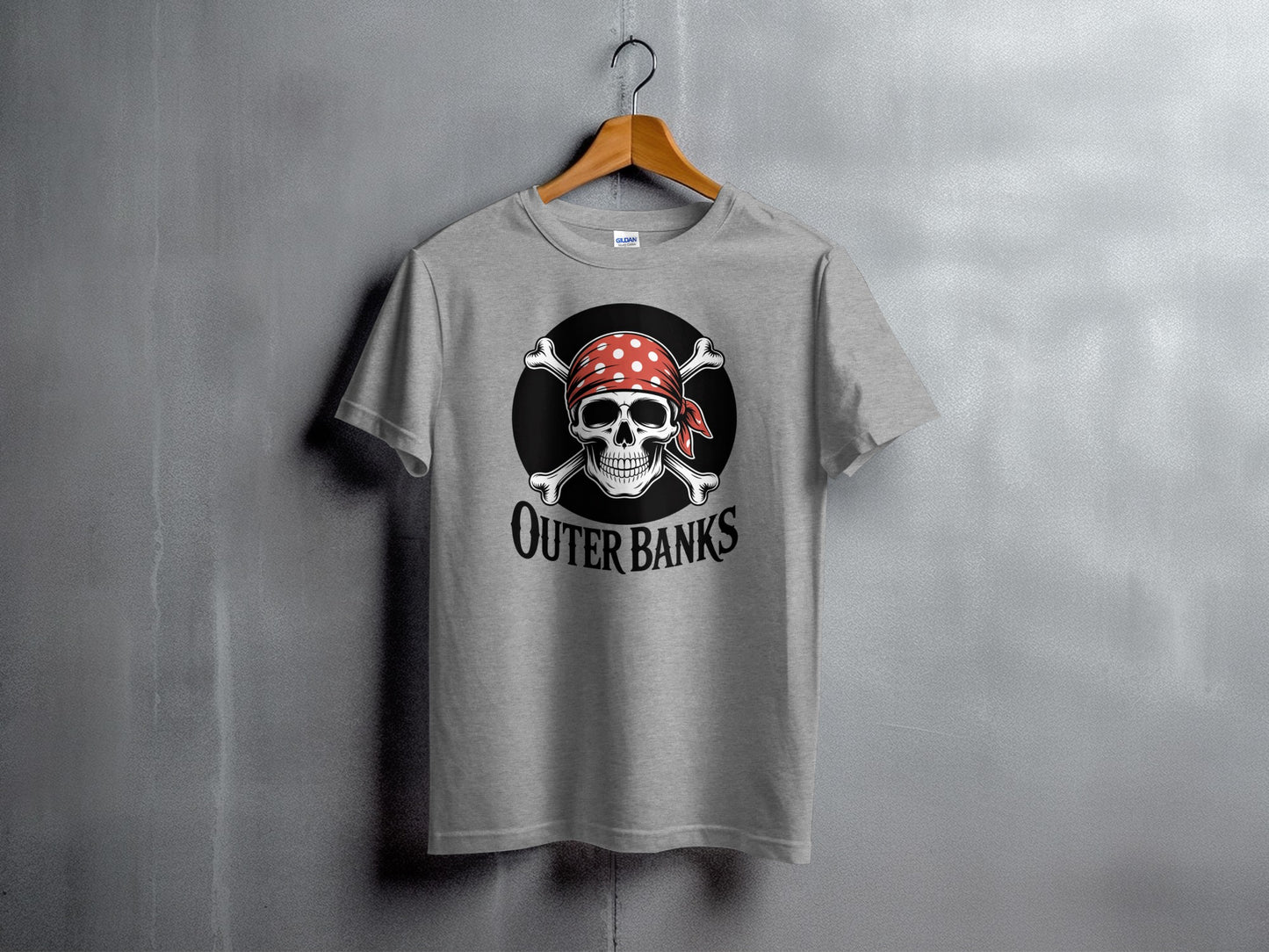 Outer Banks Pirate Skull Design T Shirt product type