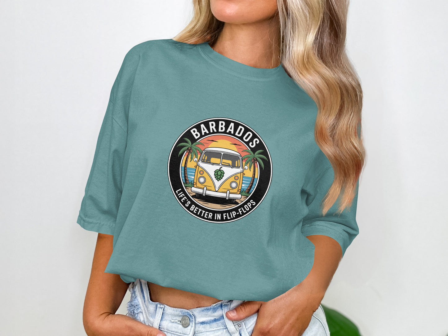 Barbados Let's Better in Flip-Flops T-shirt product