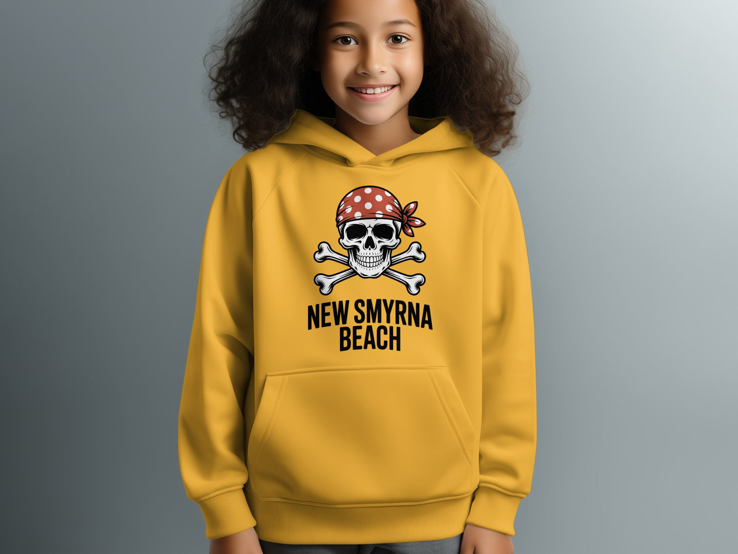 New Smyrna Beach Pirate Skull Hoodie product