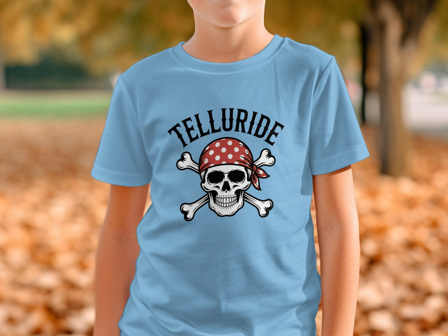 Telluride Skull and Crossbones Graphic T-shirt product