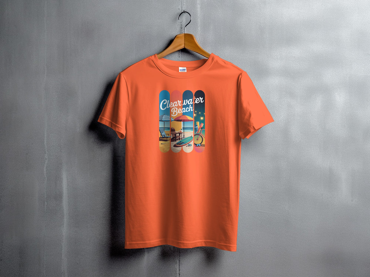 Clearwater Beach graphic printed t-shirt casual wear product type