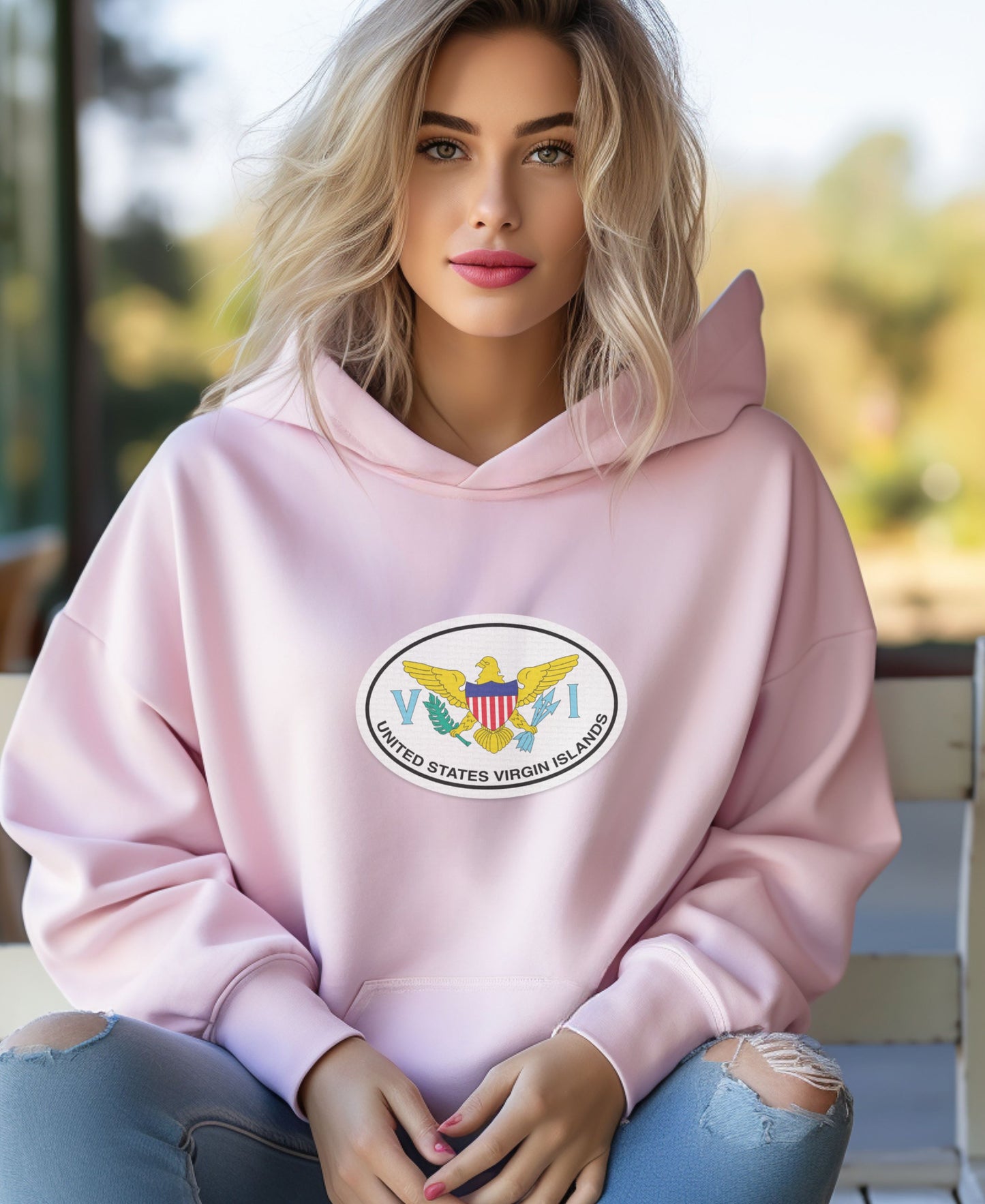 United States Virgin Islands design hoodie product type