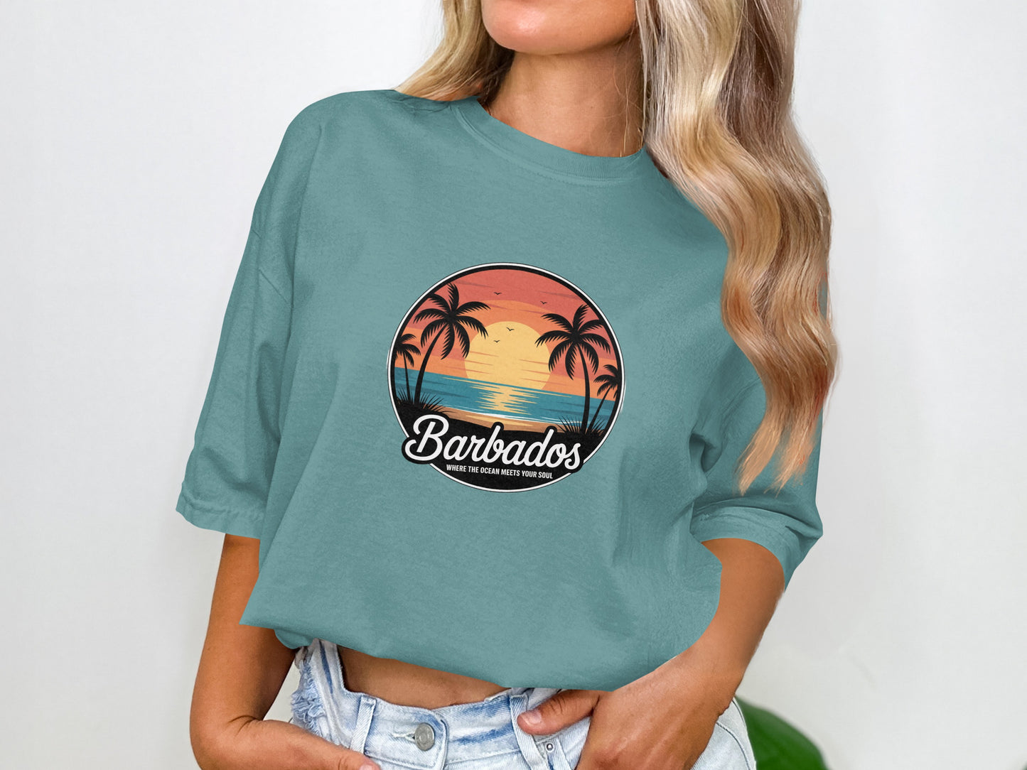 Barbados Sunset Graphic Tee Shirt product type