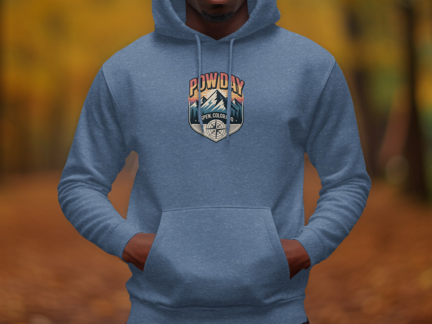 POW DAY Skiing Adventure Graphic Hoodie product
