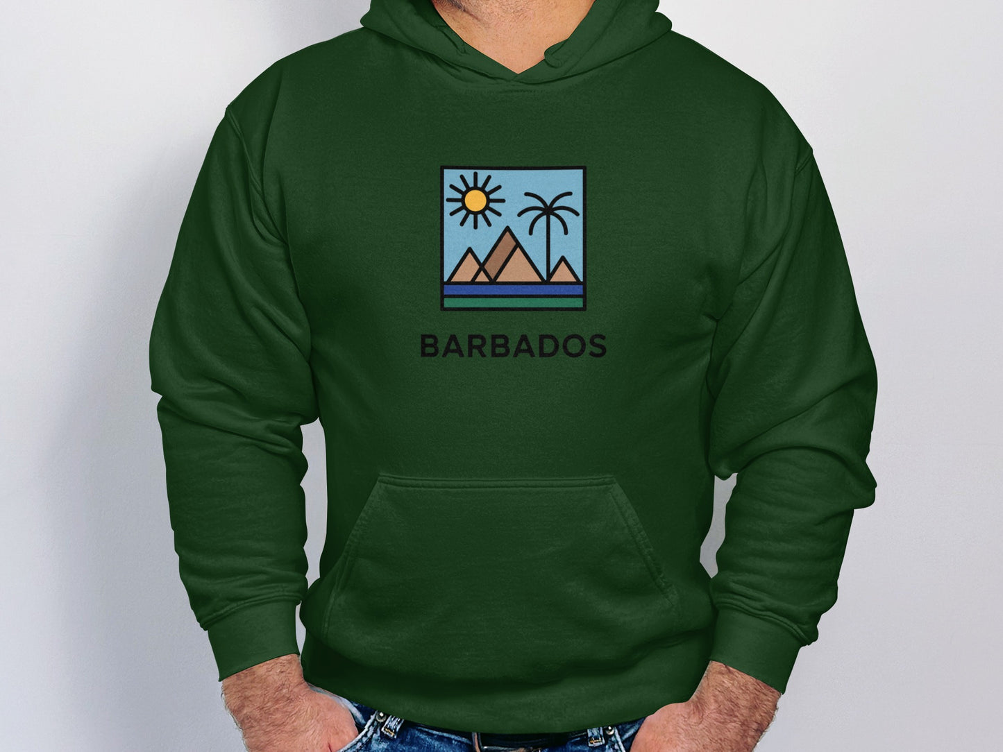 Barbados Tropical Island Graphic Hoodie product