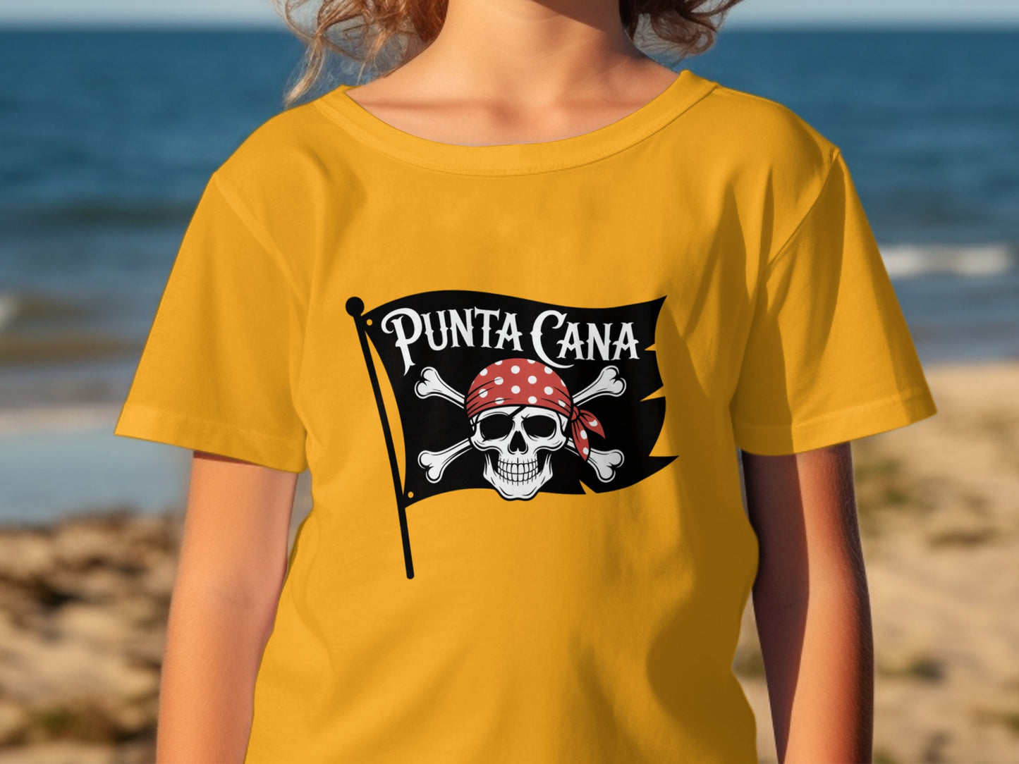 Punta Cana Skull Flag Graphic T shirt product type