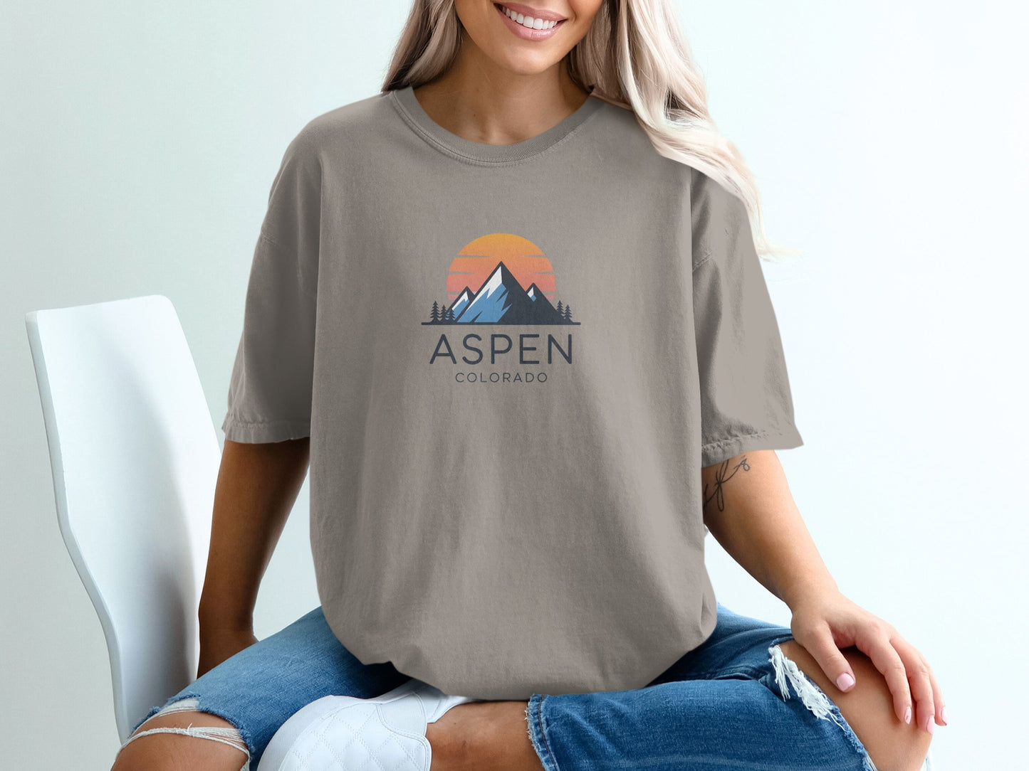 Aspen Colorado Printed Graphic Tee product