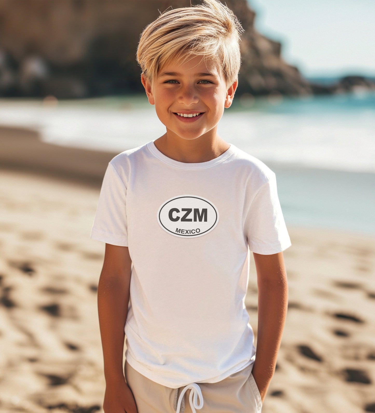 CZM Mexico Graphic Print White T-Shirt Product