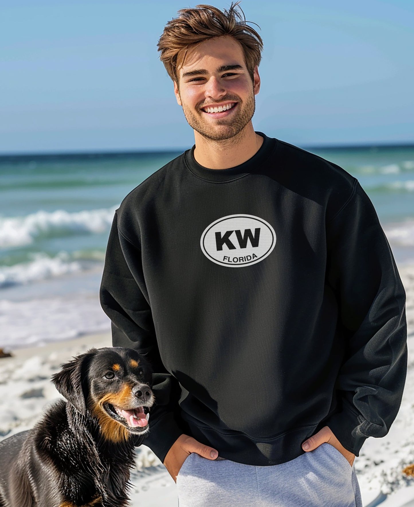 Black KW Florida Beach Graphic Sweatshirt product