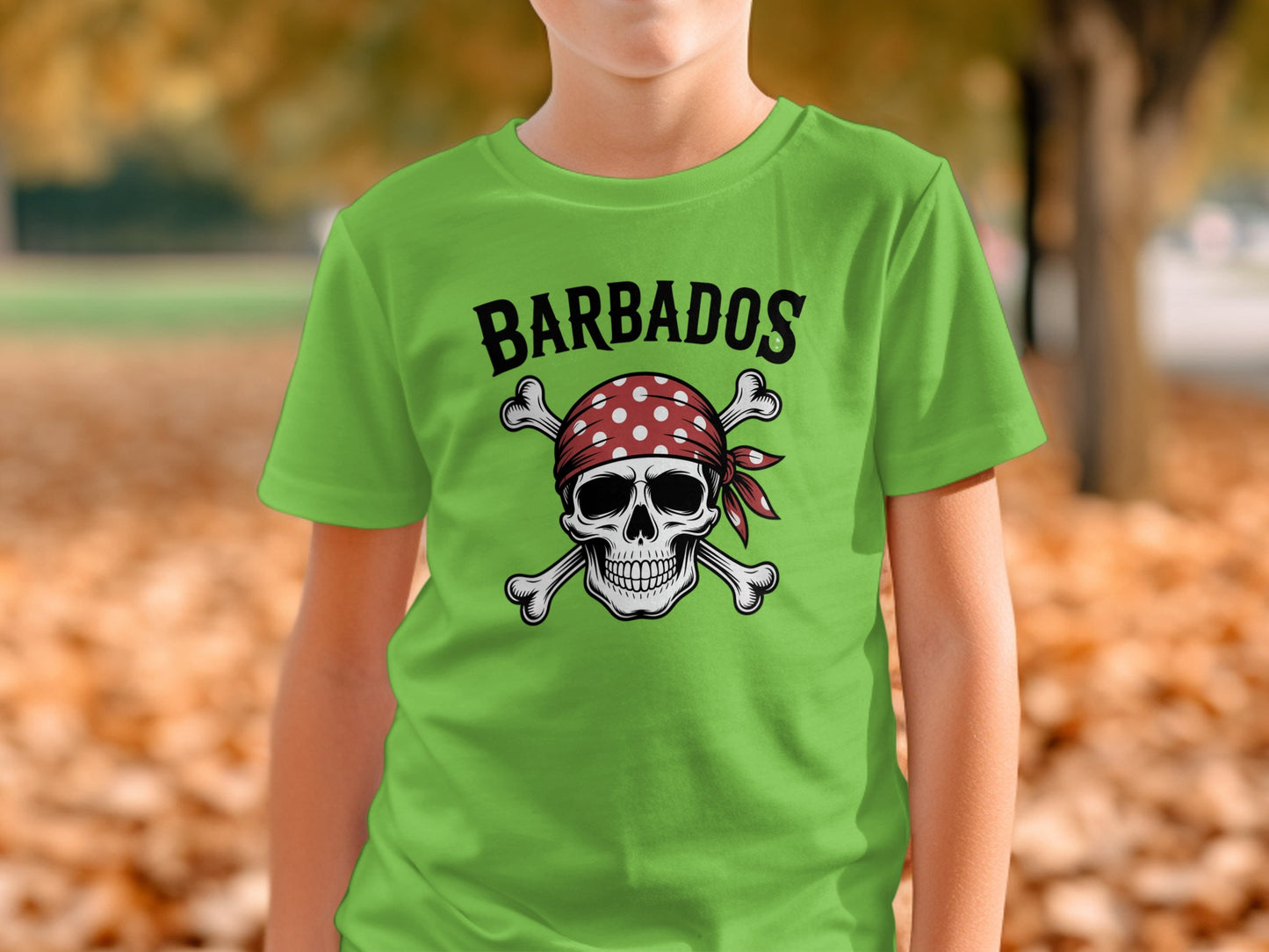 Barbados Skull and Crossbones Graphic T-Shirt product type