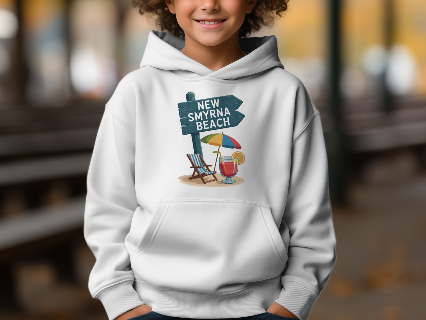 New Smyrna Beach Hoodie Relaxed Vibe Casual Wear product type