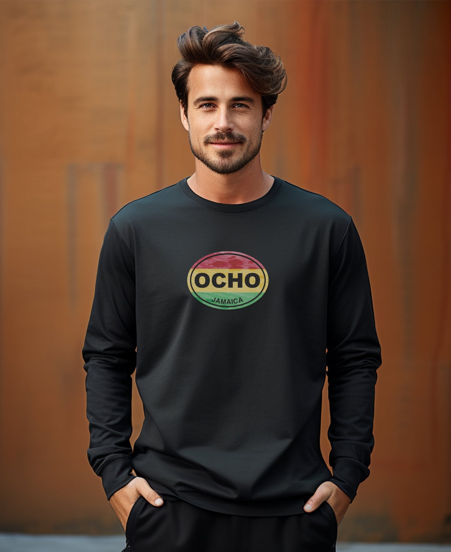 Ocho Rios Dunns River Falls and Music Festivals Mens Long Sleeve T Shirt
