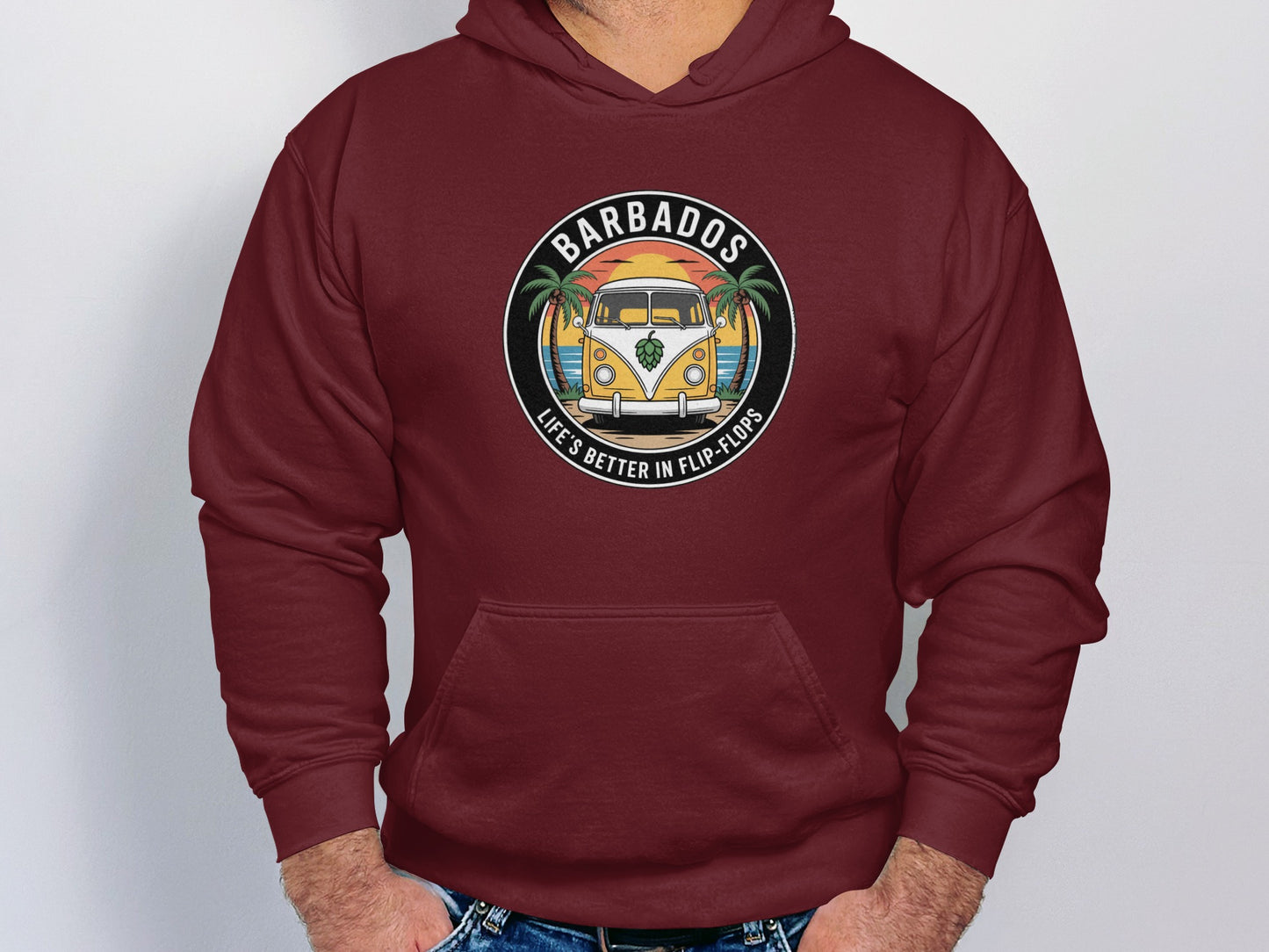 Barbados Life's Better in Flip Flops Hoodie product