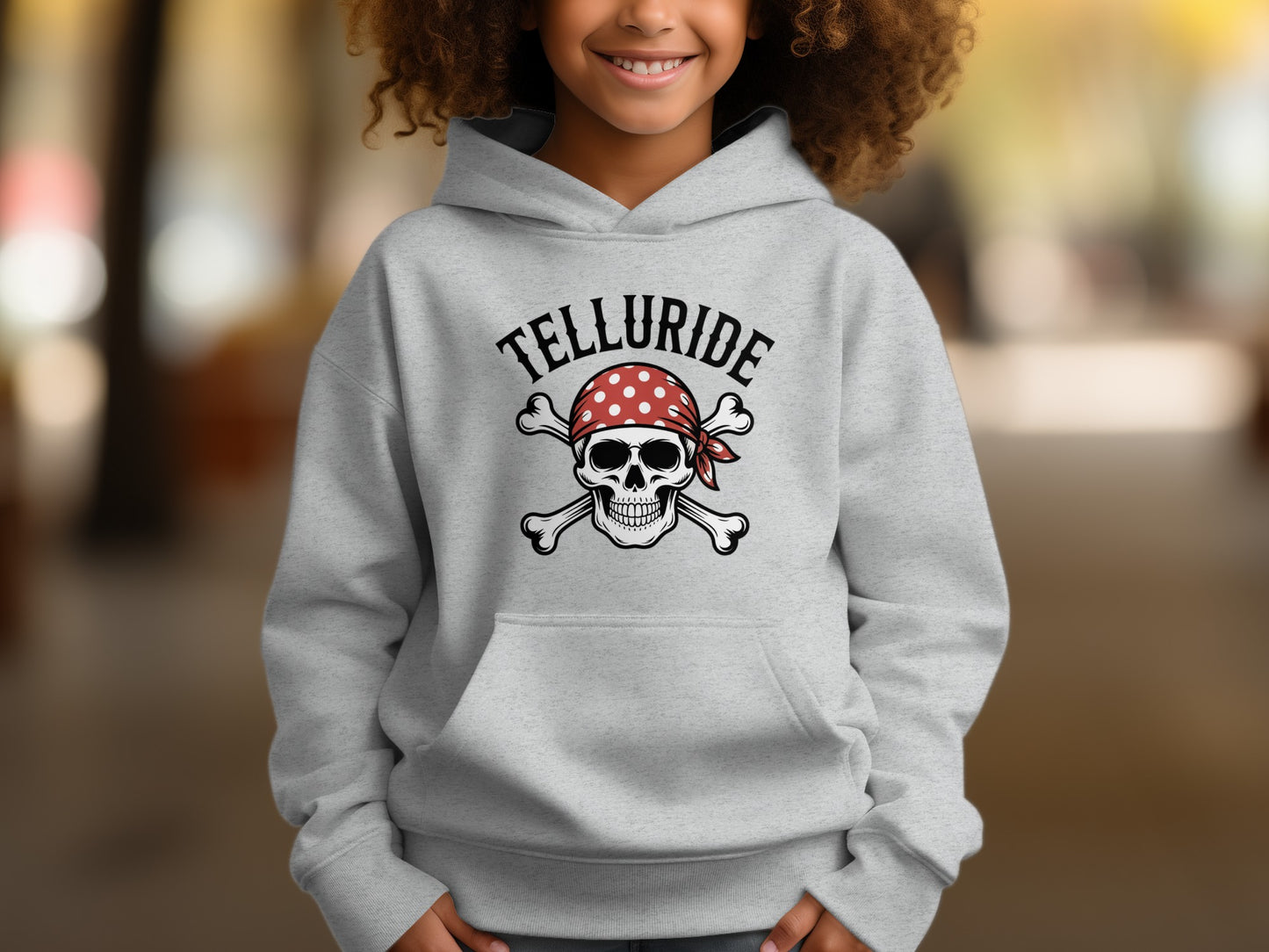 Telluride Pirate Skull Graphic Hoodie product
