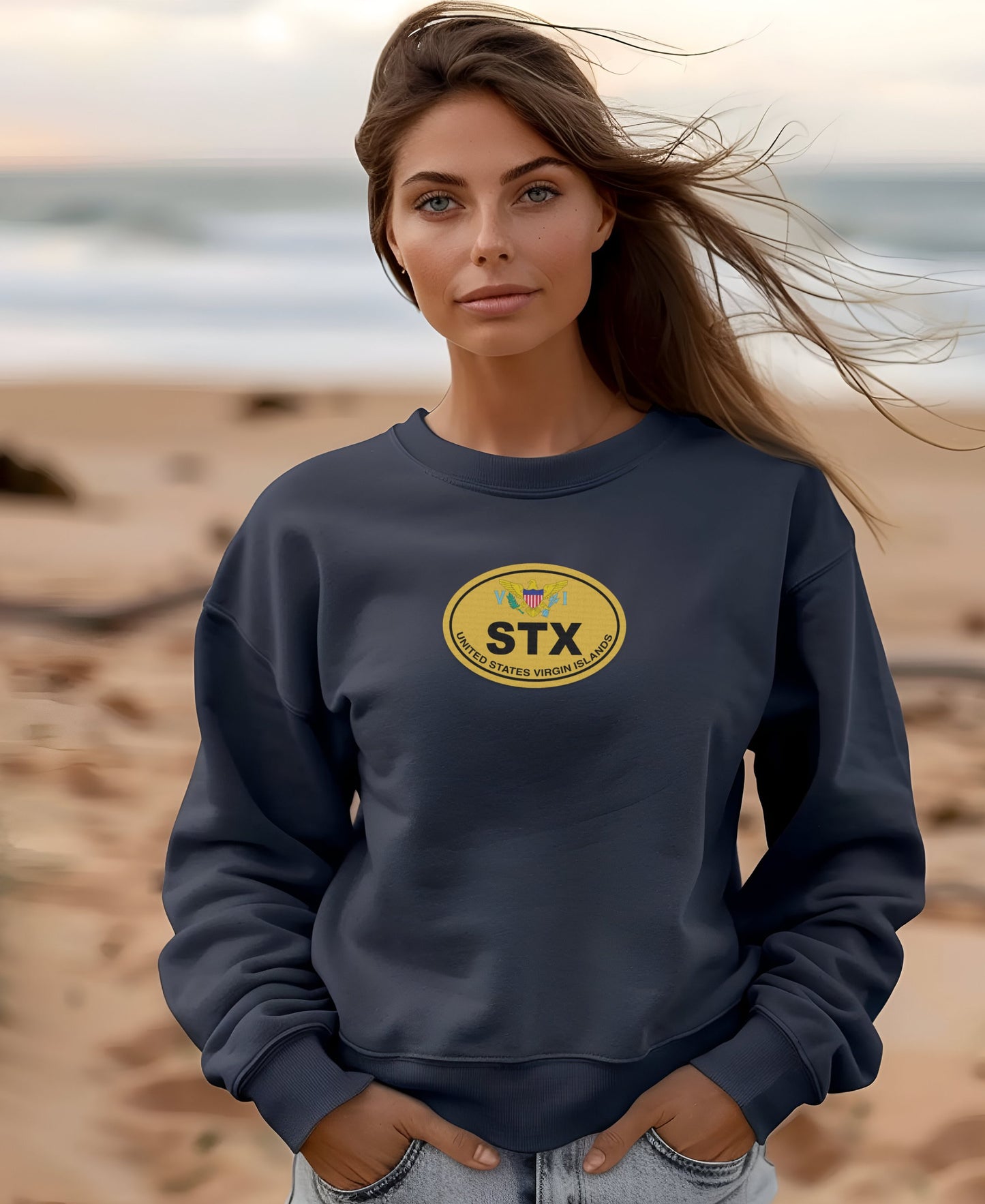 STX United States Virgin Islands Badge Sweatshirt product