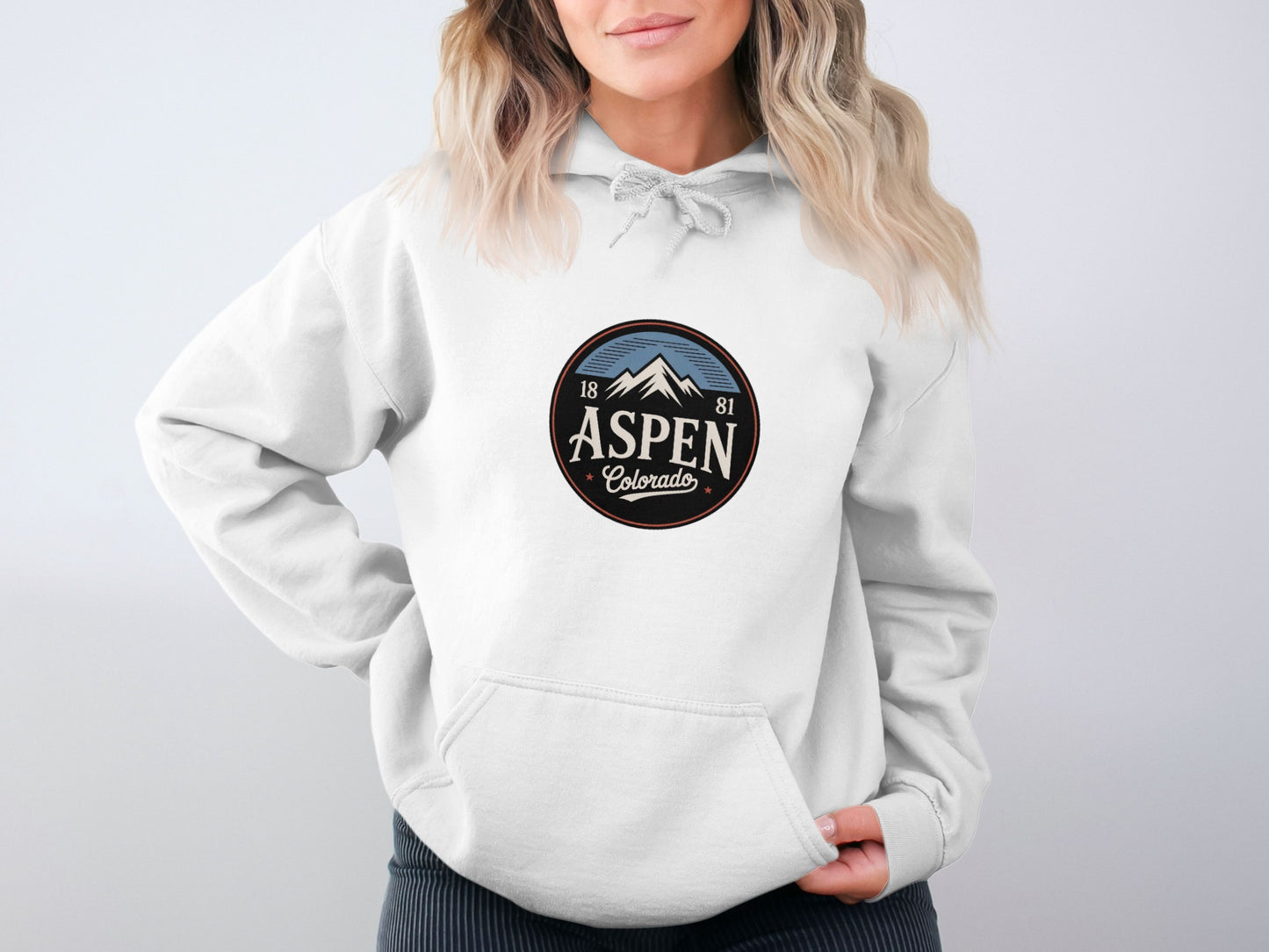 Aspen Colorado Mountains Graphic Hoodie product