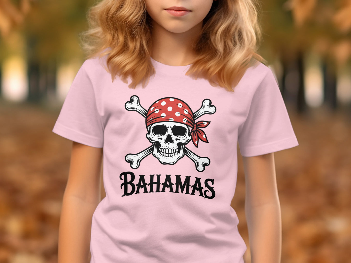 Bahamas Skull and Crossbones Graphic T-Shirt product
