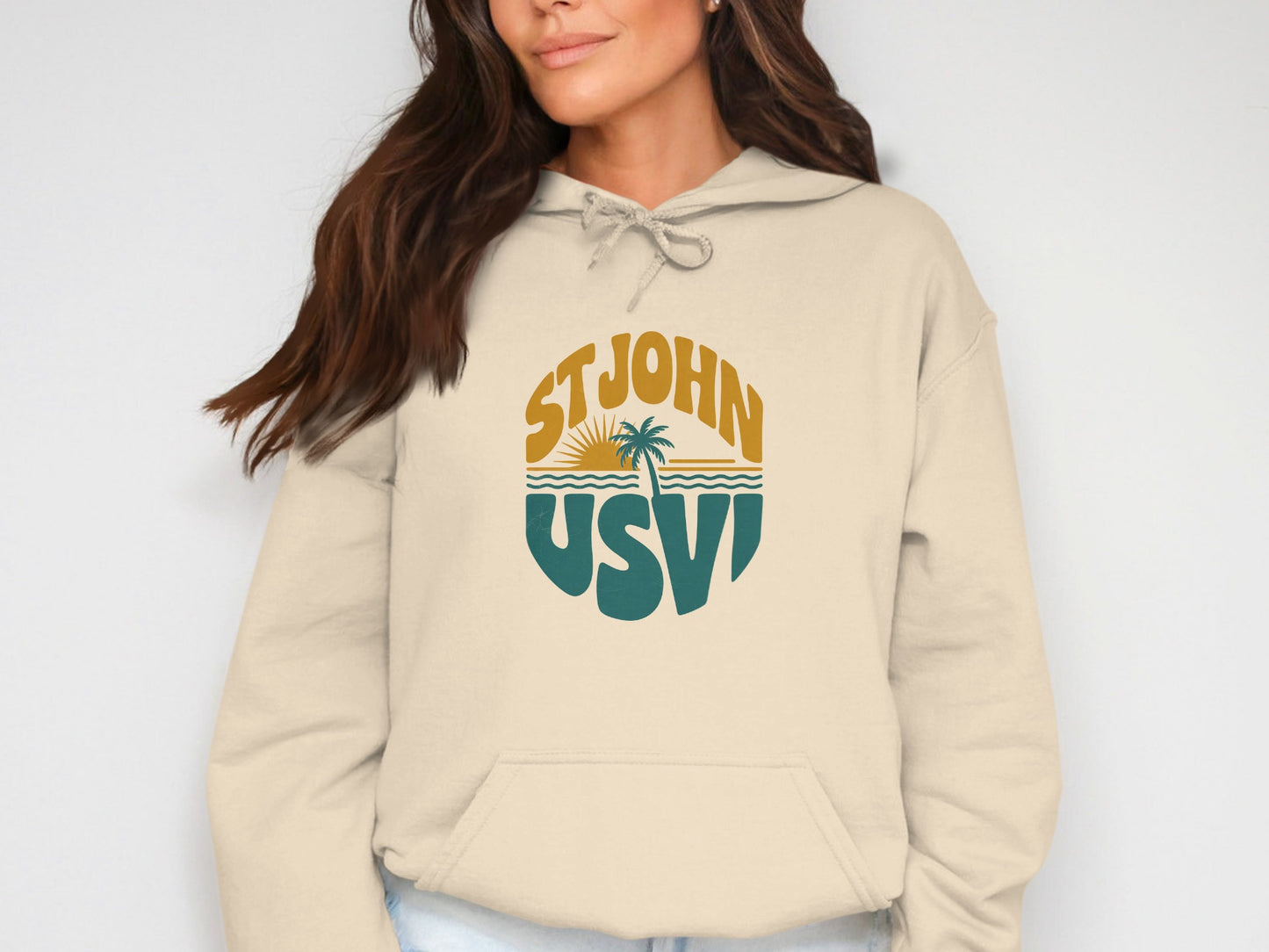 St John USVI Island Graphic Unisex Hoodie product type