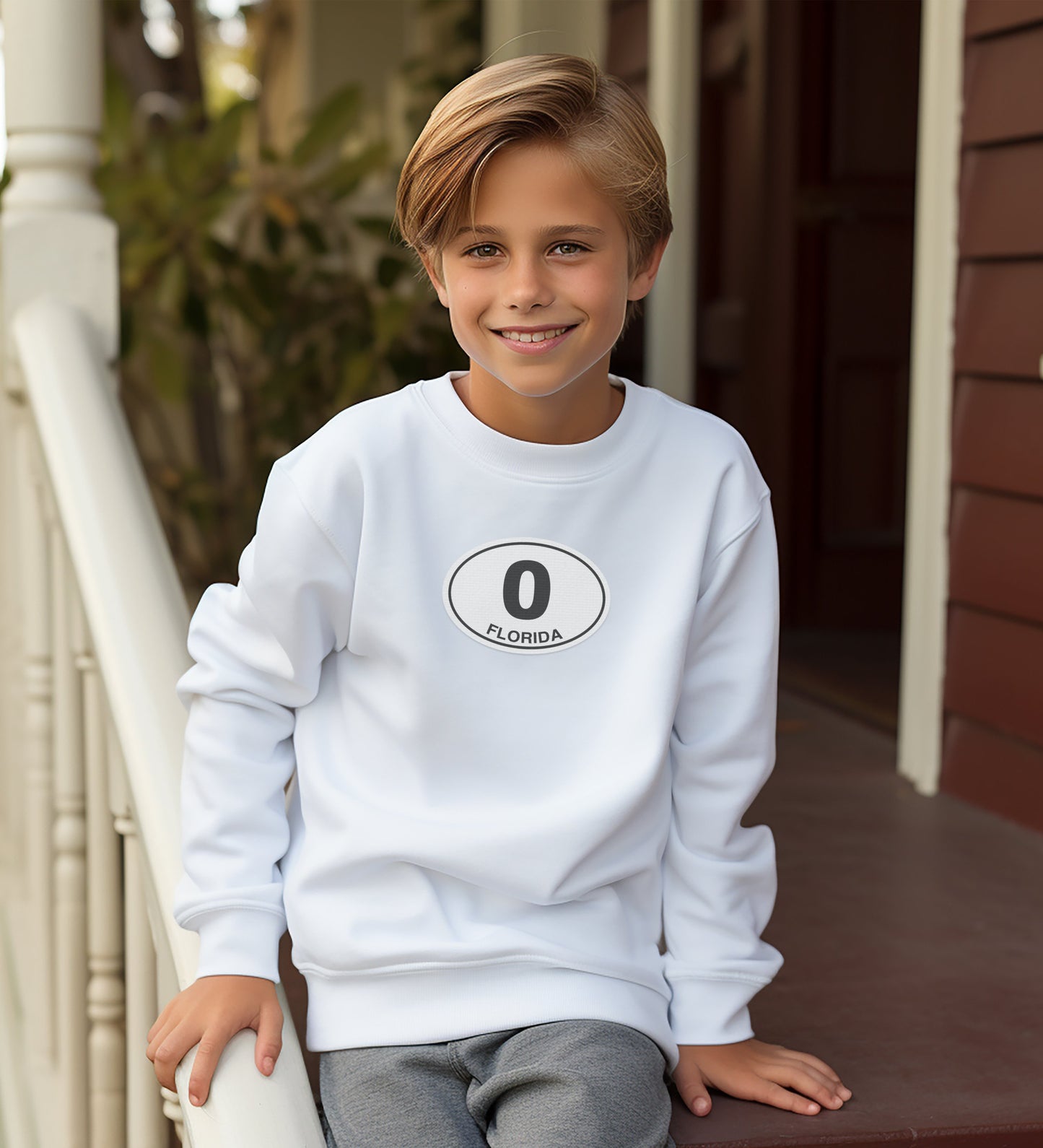 Florida 0 Graphic Long Sleeve Kids Sweatshirt product