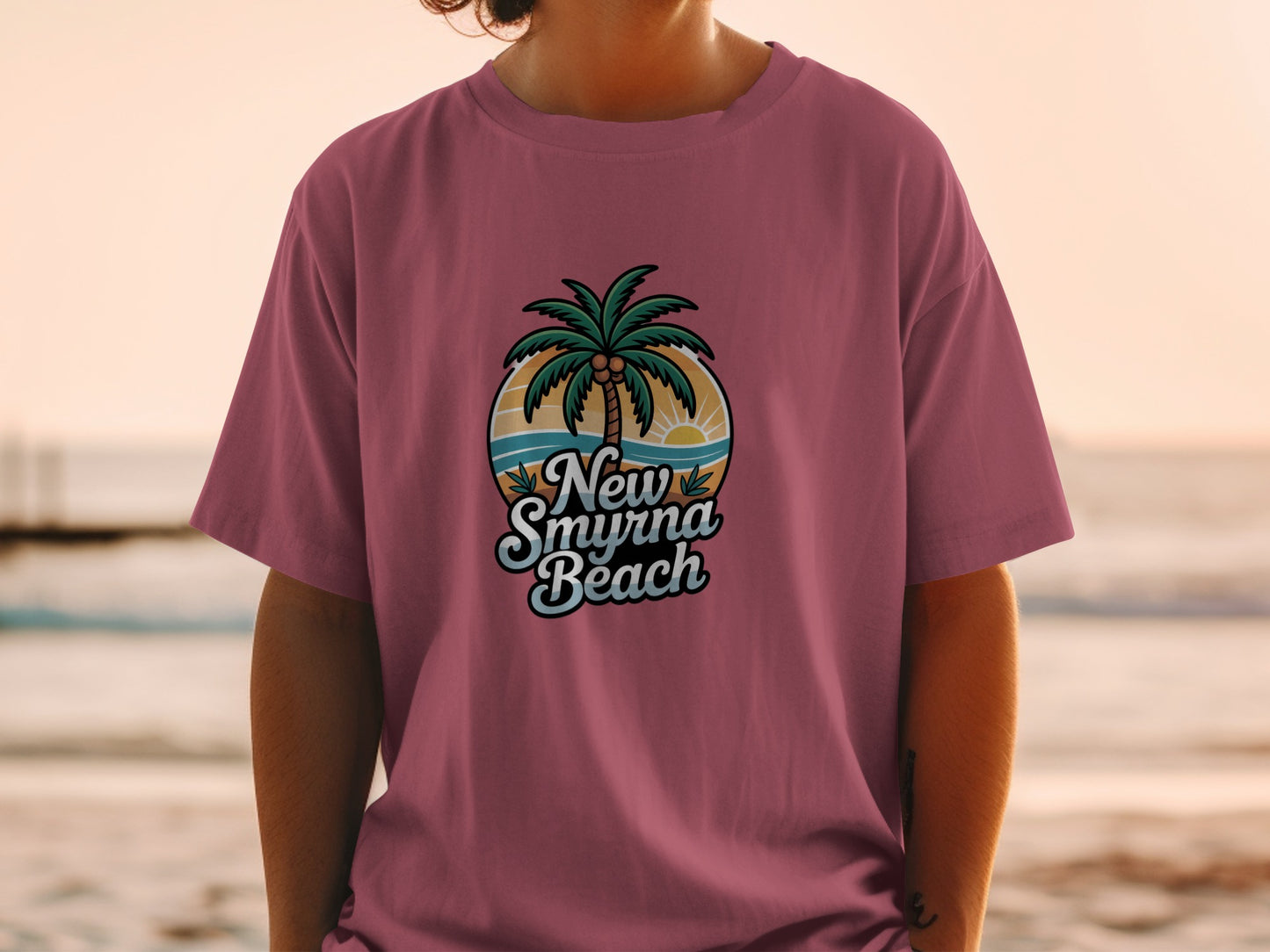 New Smyrna Beach Graphic Print Casual Wear Shirt product
