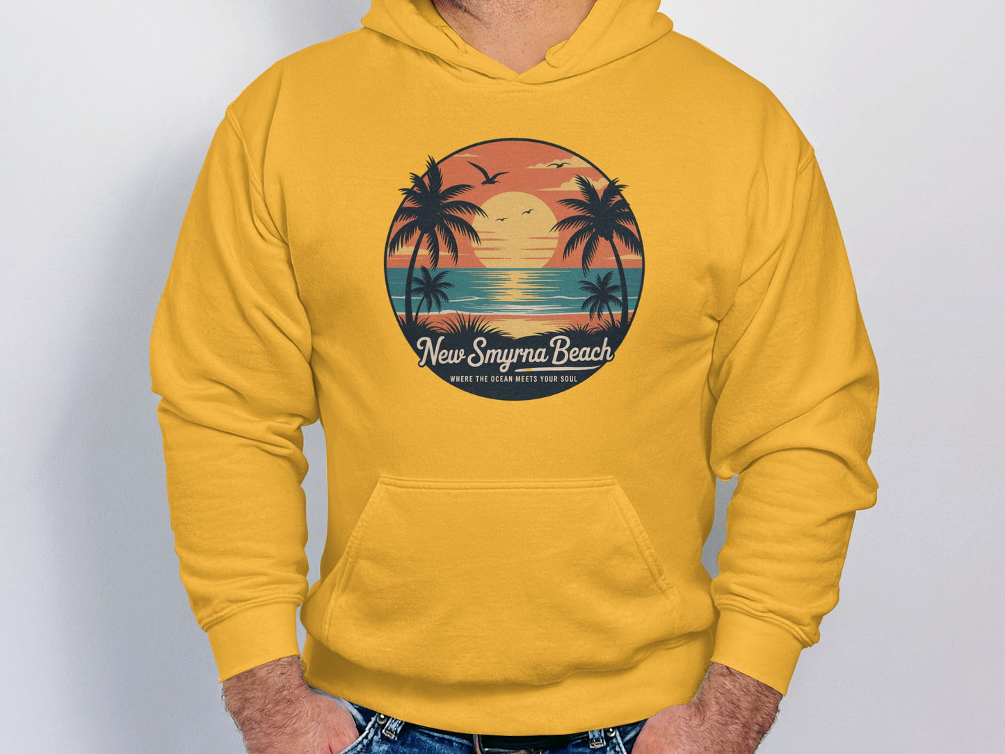 New Smyrna Beach Sunset Design Hoodie product