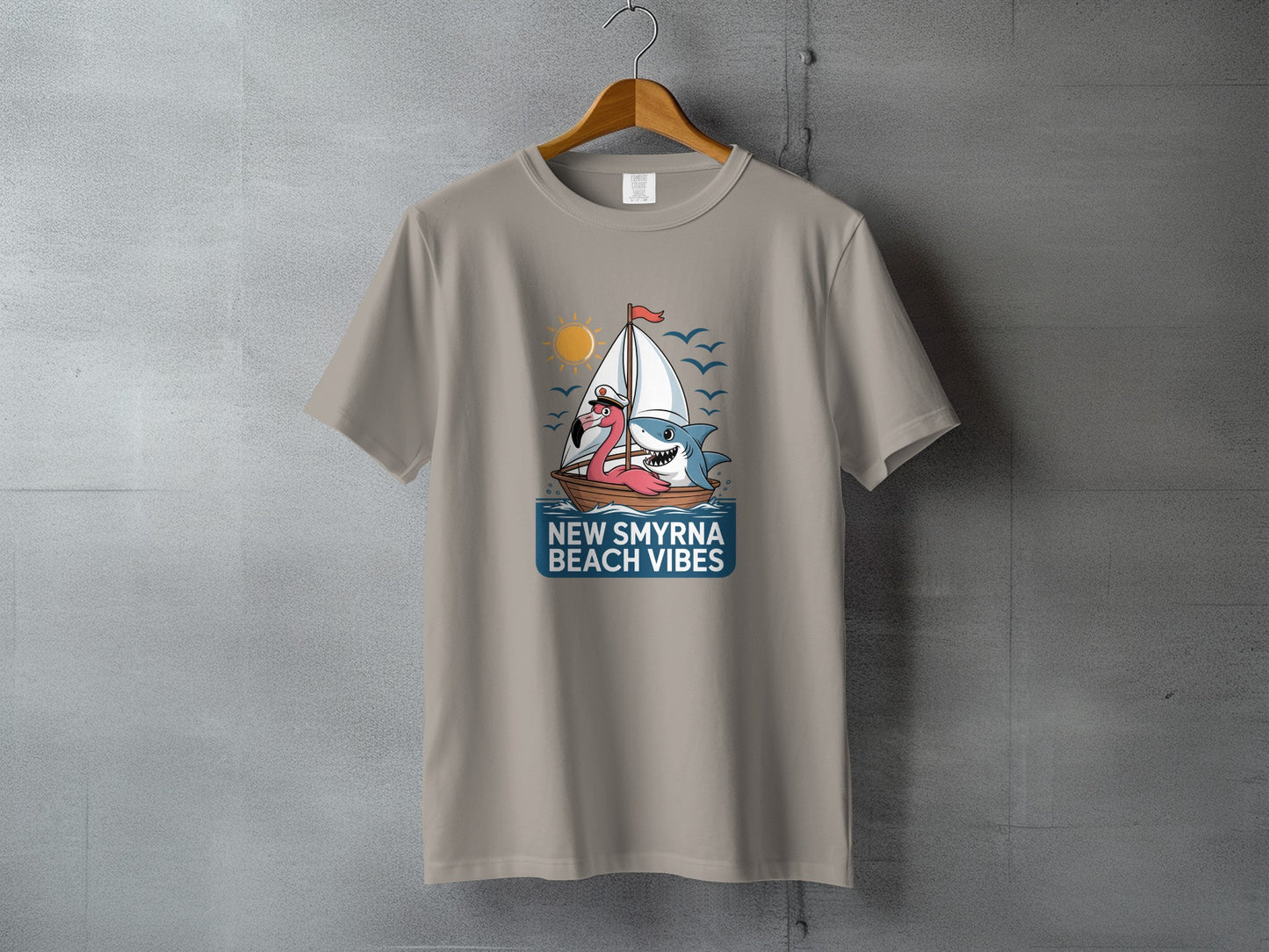 New Smyrna Beach Vibes Graphic Tee Shirt product type