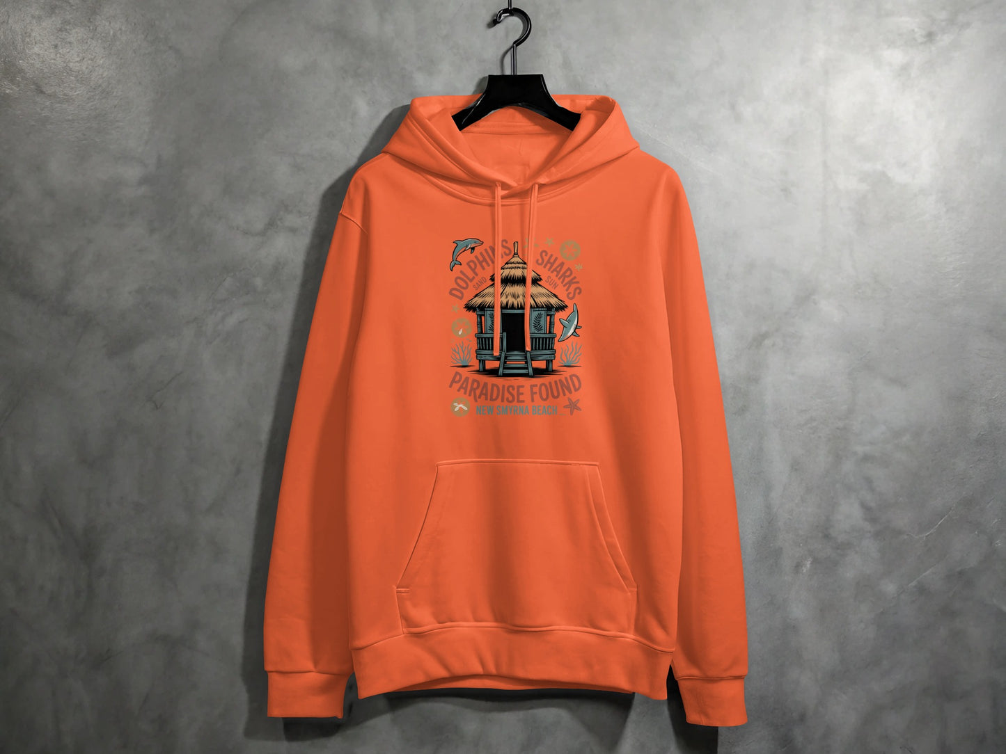Dolphin Shores Paradise Found Graphic Hoodie product