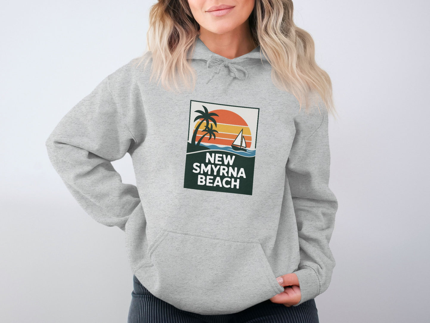New Smyrna Beach Sunset Graphic Hoodie product type